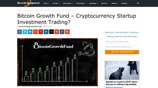 Bitcoin Growth Fund Review - Cryptocurrency Startup Investment ...