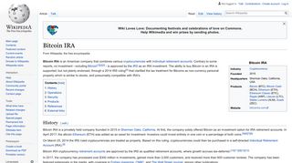 Bitcoin IRA - Wikipedia
