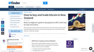 How to buy bitcoin in New Zealand | 40+ exchanges compared | finder ...