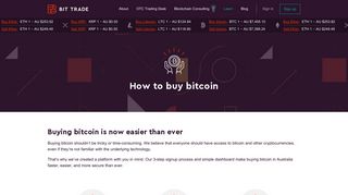 Bit Trade | Buy Bitcoin with Bit Trade | Fast ... - Bit Trade Australia