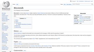 Bitcointalk - Wikipedia