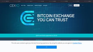 Bitcoin Exchange | Bitcoin Trading - CEX.IO