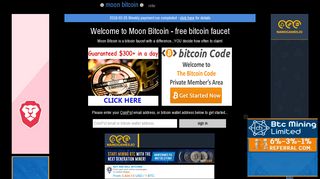 Moon Bitcoin - Free Bitcoin Faucet