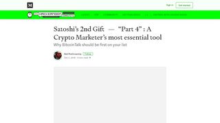 A Crypto Marketer's most essential tool – Hacker Noon