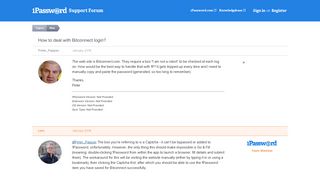 How to deal with Bitconnect login? — 1Password Forum