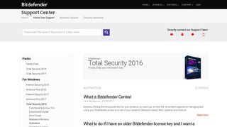 Total Security 2016 - Bitdefender