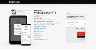 Bitdefender Mobile Security for Android Devices