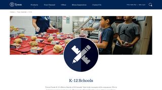 K-12 Schools - Tyson Foodservice