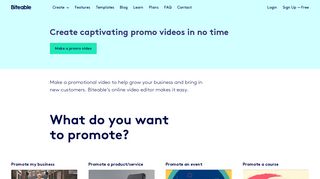 Promo Video Maker | Create Promo Videos That Sell | Biteable