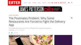 The Postmates Problem: Why Some Restaurants Are Forced to Fight ...