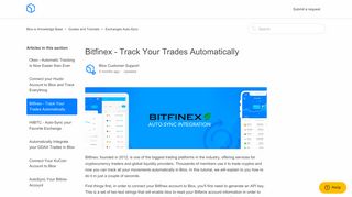 Bitfinex - Track Your Trades Automatically – Blox.io Knowledge Base