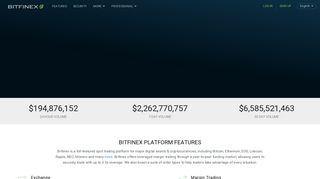 The World's Leading Cryptocurrency Trading Platform - Bitfinex