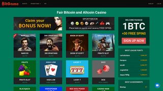 BitGame | Fair Bitcoin And Altcoin Casino