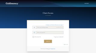 Sign-in to your Goldmoney Holding - Goldmoney holding account
