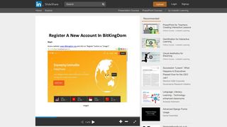 Register a new account in Bitkingdom - SlideShare