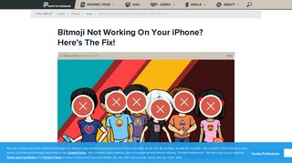 Bitmoji Not Working On Your iPhone? Here's The Fix! - Payette Forward