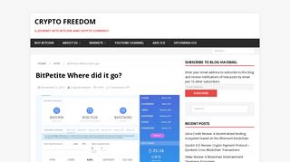 BitPetite Where did it go? – Crypto Freedom