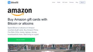 Buy Amazon Vouchers & Gift Cards with Bitcoin or altcoins - Bitrefill