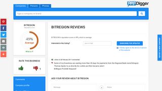 BITREGION - 1 Review, 49% Reputation Score - RepDigger
