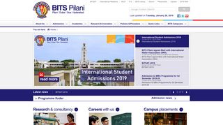 Birla Institute of Technology and Science, Pilani (BITS Pilani)