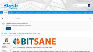 BITSANE.COM - new exchange of crypto-currencies | Dash Forum