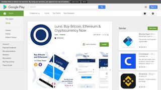 Luno: Buy Bitcoin, Ethereum & Cryptocurrency Now - Apps on Google ...