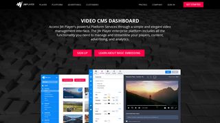 Video CMS Dashboard | JW Player