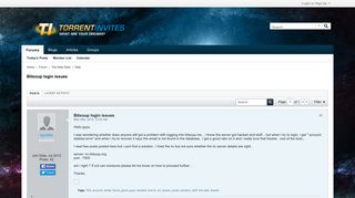 Bitsoup login issues - Torrent Invites - Get your free bittorrent ...