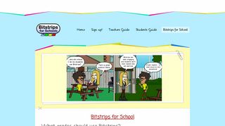 What features of Bitstrips appeal to students? - Bitstrips for School
