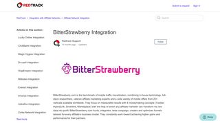 BitterStrawberry Integration – RedTrack