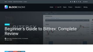 The Complete Beginner's Guide to Bittrex Review 2019 - Is it Safe?