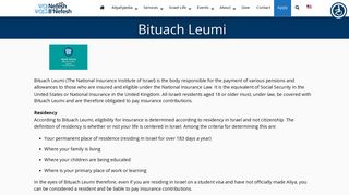 Bituach Leumi (Israel National Insurance) | Nefesh B'Nefesh