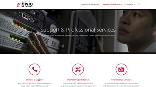 Support and Pro Services | Bivio Networks