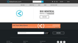 Bikeshare Bixi Montreal - Bikeshare