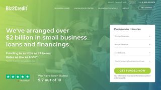 Biz2Credit: Apply for Business Loans Online | Quick Approval