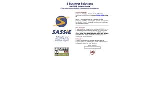 B Business Solutions - Shopper Sign Up