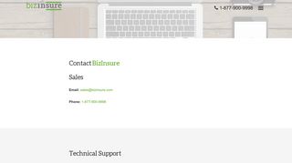 Contact Us | Customer Support | Free Quotes | BizInsure
