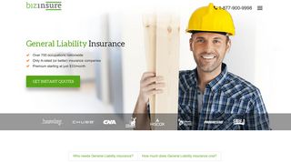 General Liability Insurance | Compare Free Quotes - BizInsure