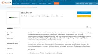BizLibrary Company Info - eLearning Industry