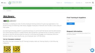 BizLibrary - The Training Directory - Training Industry