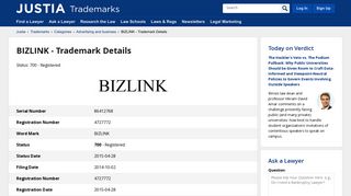 BIZLINK Trademark of Phillips 66 Company - Registration Number ...