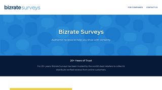 Bizrate Surveys: Real Reviews from Verified Online Buyers