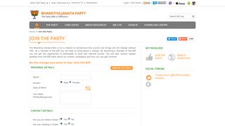 Join the Party - Bharatiya Janata Party