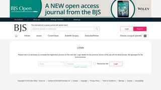 Login - British Journal of Surgery