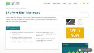 BJ's Perks Elite™ Mastercard - Credit Card Insider