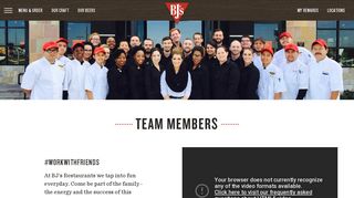 BJ's Restaurants Team Member Opportunities