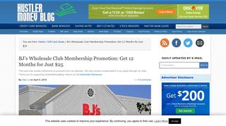 BJ's Wholesale Club Membership Promotion: Get 12 Months for Just $25