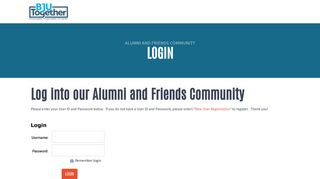 User Login - Bob Jones University