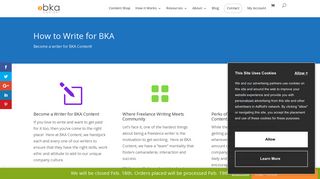 Write For BKA - BKA Content