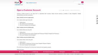 Open a Customer Account | bKash